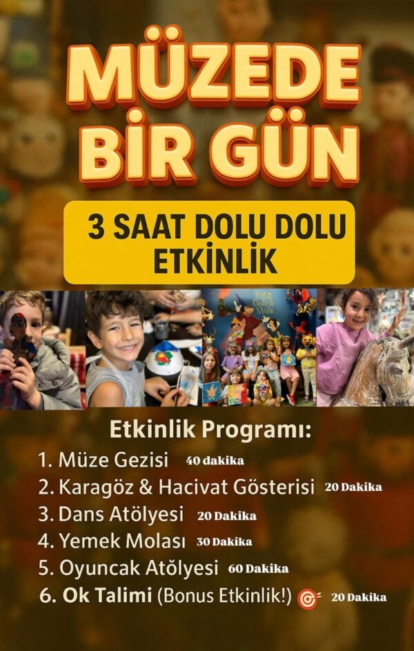 Müzede 1 Gün Etkinlik Bileti